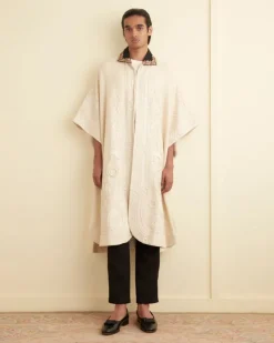 Outerwear<BODE Nobleman Shawl Coat Ecru