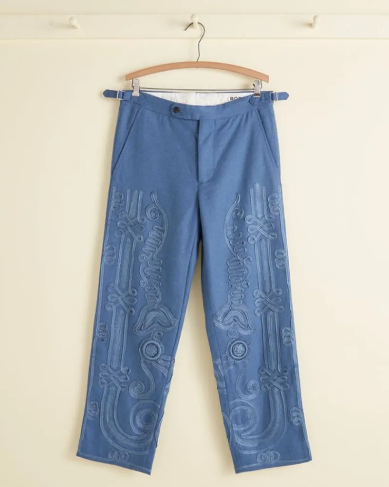 Trousers & Pants<BODE Nobleman Trousers Periwinkle
