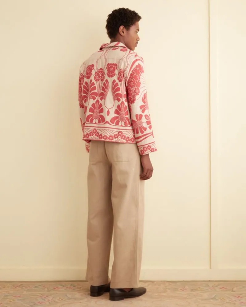 Outerwear<BODE Nouveau Monstera Overshirt Red