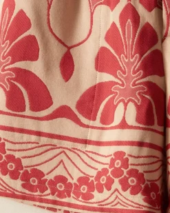 Shorts<BODE Nouveau Monstera Shorts Red