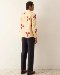 Shirts<BODE Novel Star Quilt Long Sleeve Shirt