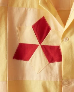 Shirts<BODE Novel Star Quilt Short Sleeve Shirt