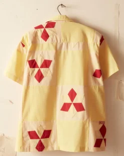 Shirts<BODE Novel Star Quilt Short Sleeve Shirt