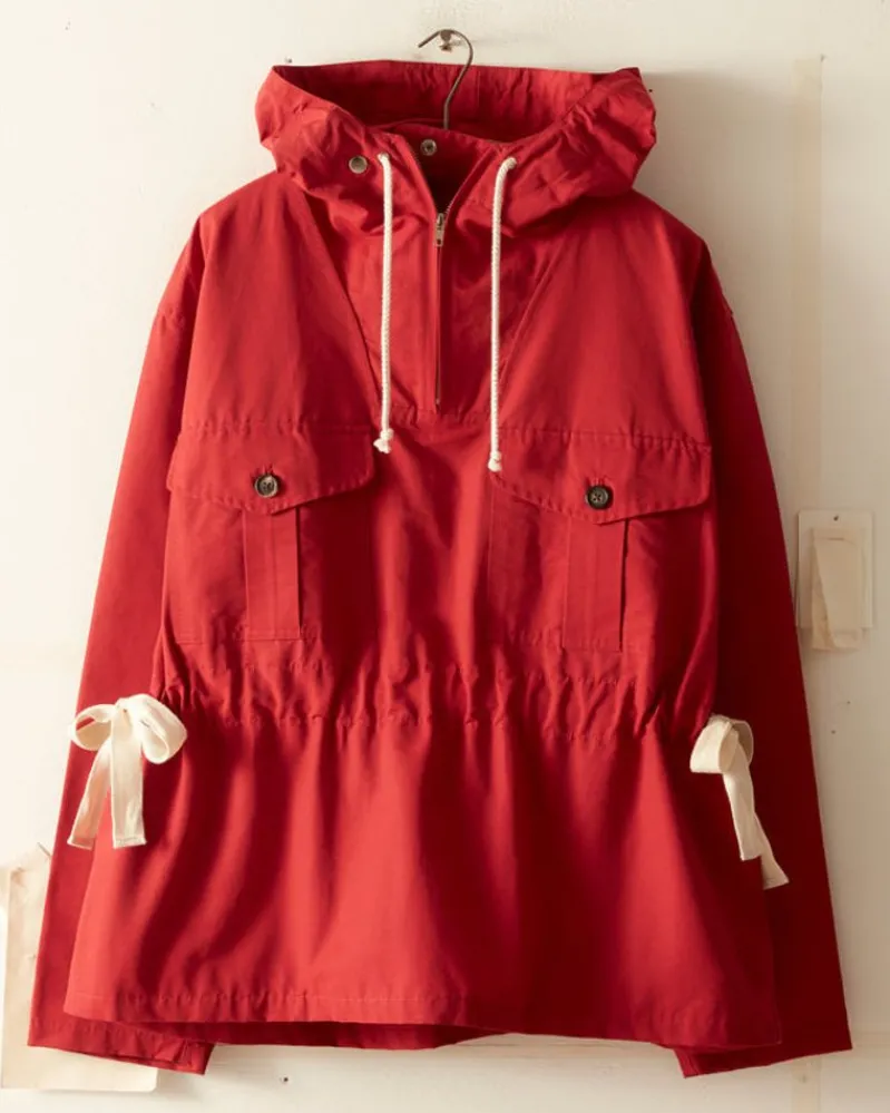 Outerwear<BODE Nylon Tie Anorak - Red