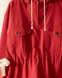Outerwear<BODE Nylon Tie Anorak - Red