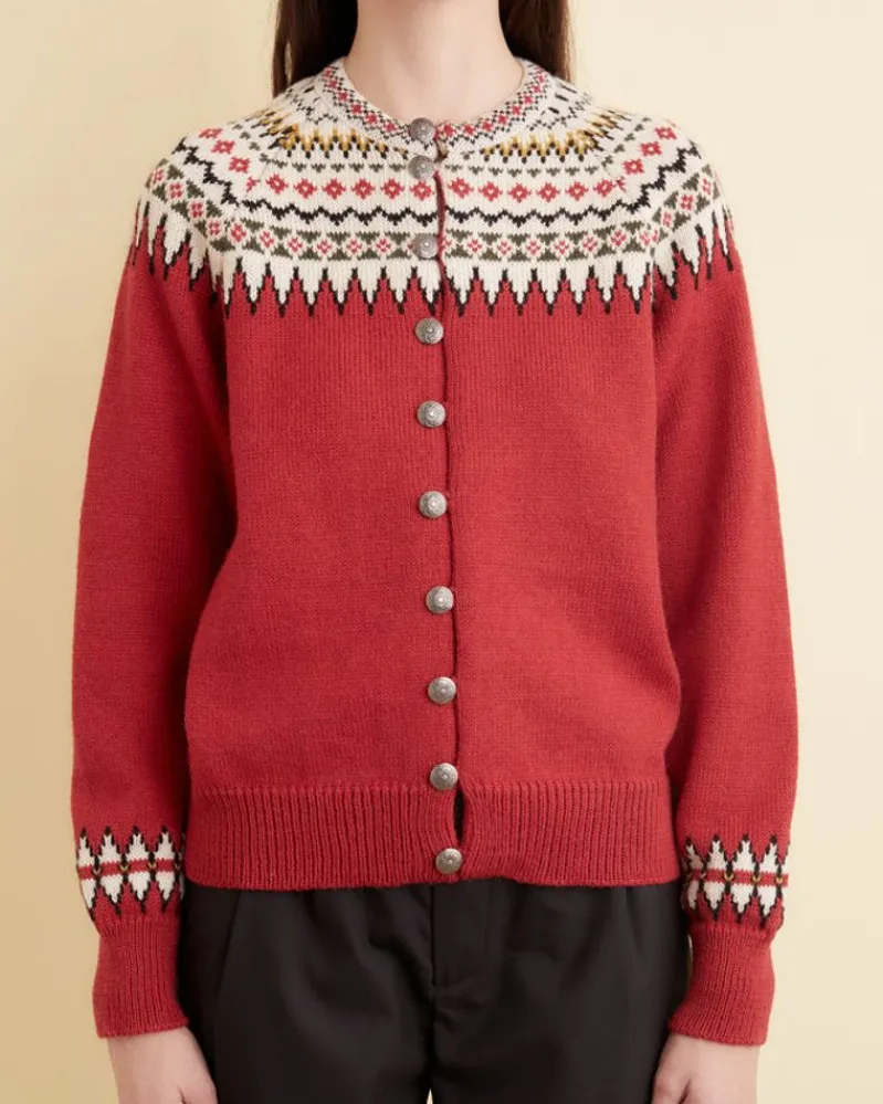 Knitwear<BODE Oslo Cardigan Red