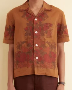 Shirts<BODE Overdyed Tablecloth Shirt