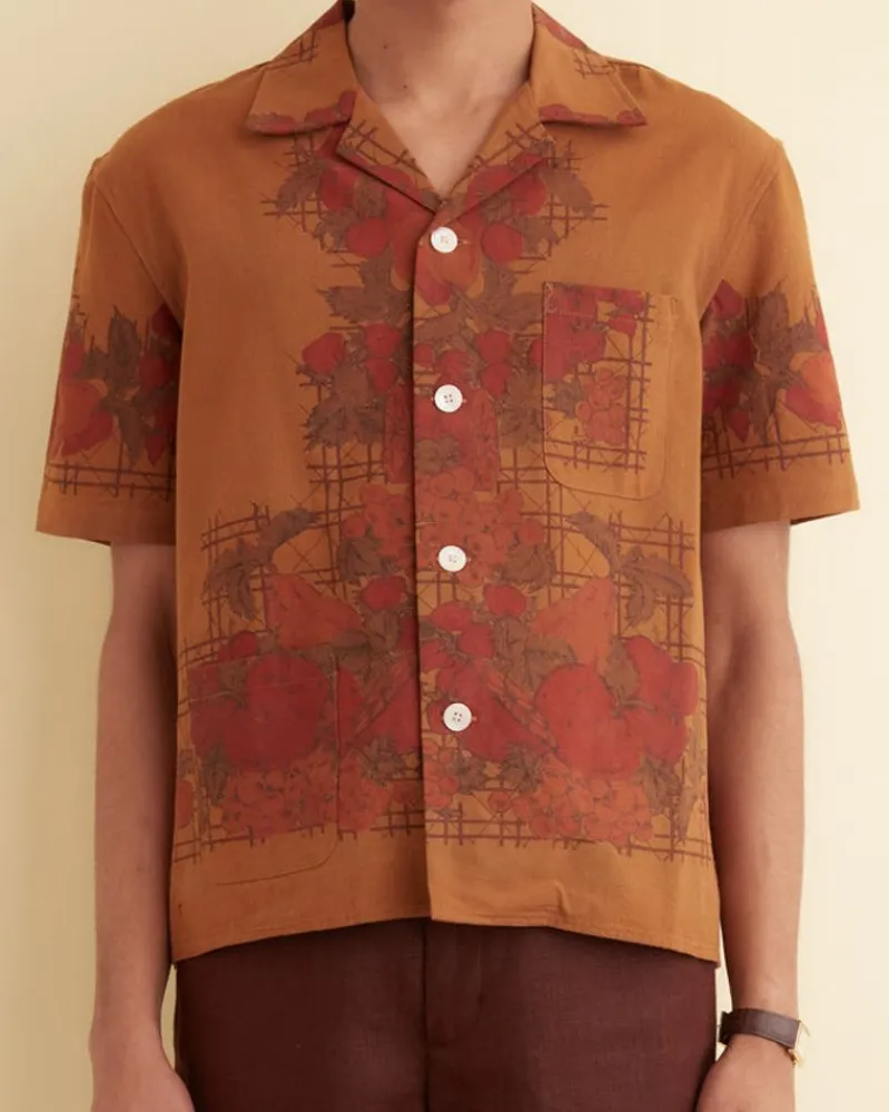 Shirts<BODE Overdyed Tablecloth Shirt