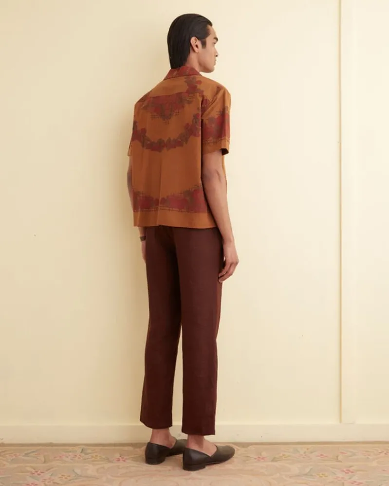 Shirts<BODE Overdyed Tablecloth Shirt