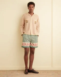 Shorts<BODE Paisley Frame Shorts