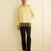 Shirts<BODE Paquerette Fringe Long Sleeve Shirt Yellow