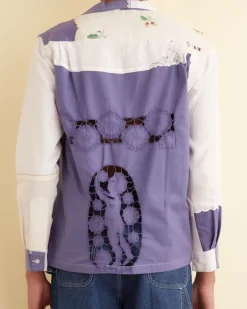 Shirts<BODE Patchwork Napkin Long Sleeve Shirt