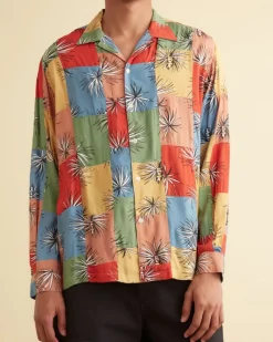 Shirts<BODE Patchwork Tumbleweed Long Sleeve Shirt