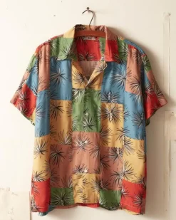 Shirts<BODE Patchwork Tumbleweed Short Sleeve Shirt