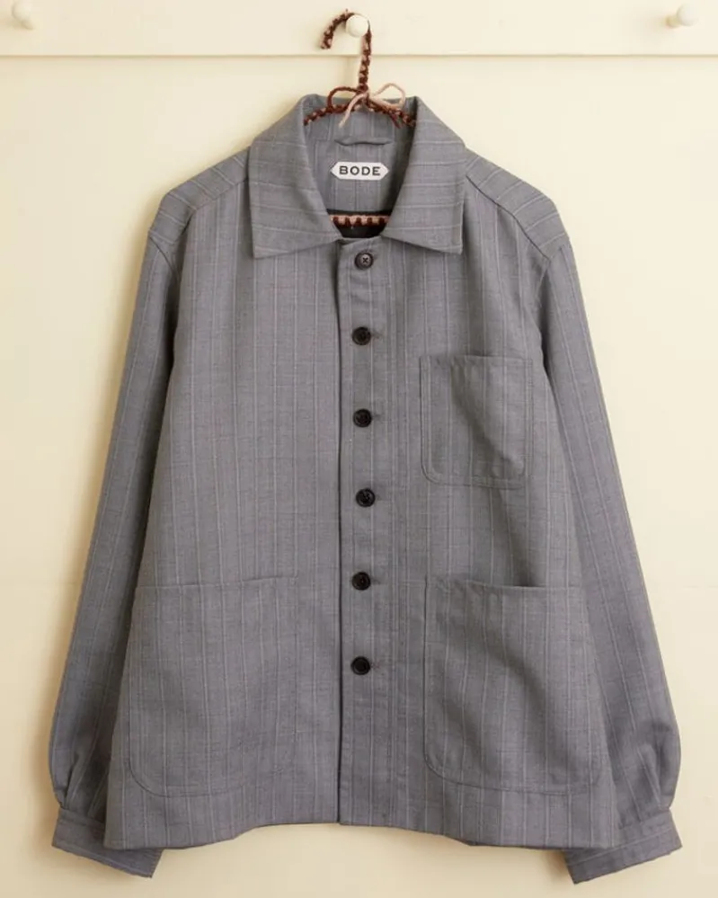 Outerwear<BODE Pelagic Stripe Jacket - S Grey