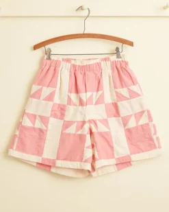 Shorts<BODE Pink Quilt Shorts