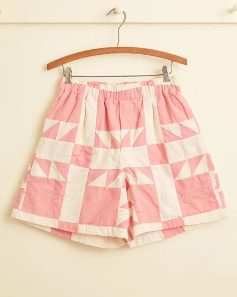Shorts<BODE Pink Quilt Shorts