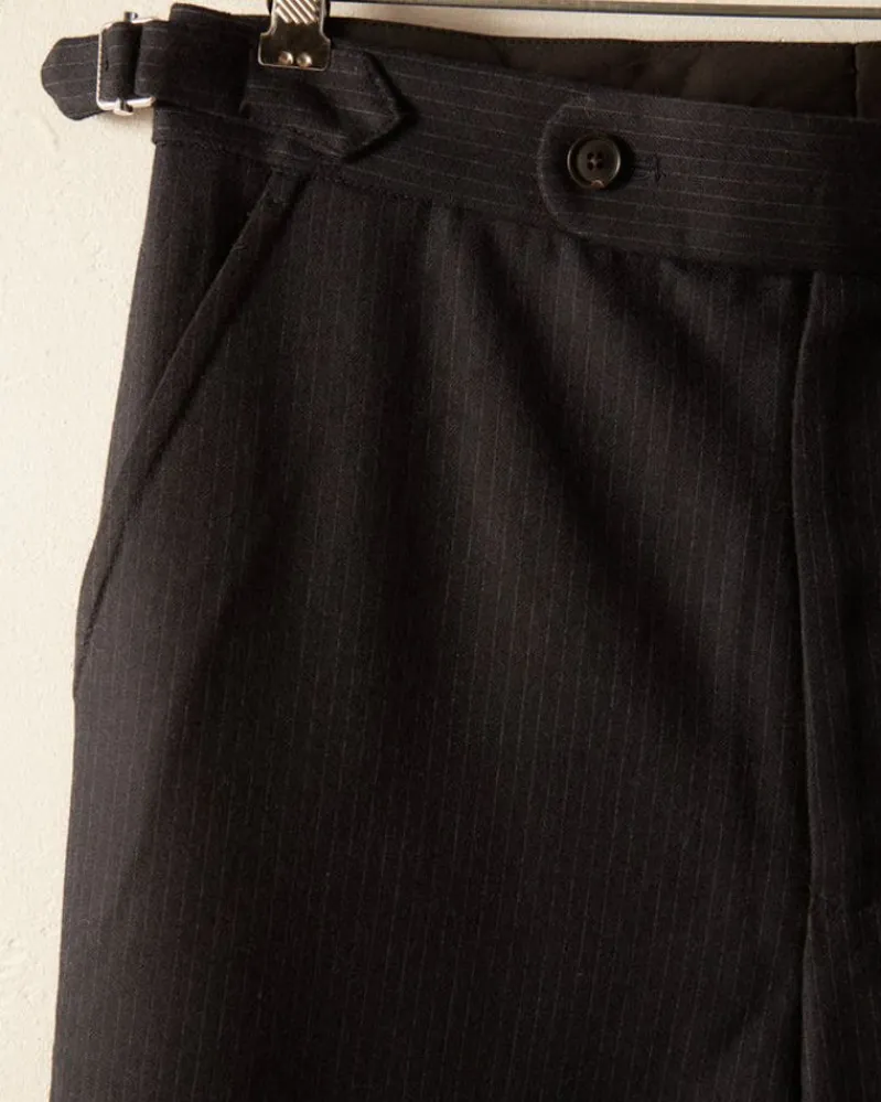 Trousers & Pants<BODE Pinstripe Navy Trousers - 28