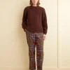 Trousers & Pants<BODE Plaid Log Cabin Trousers