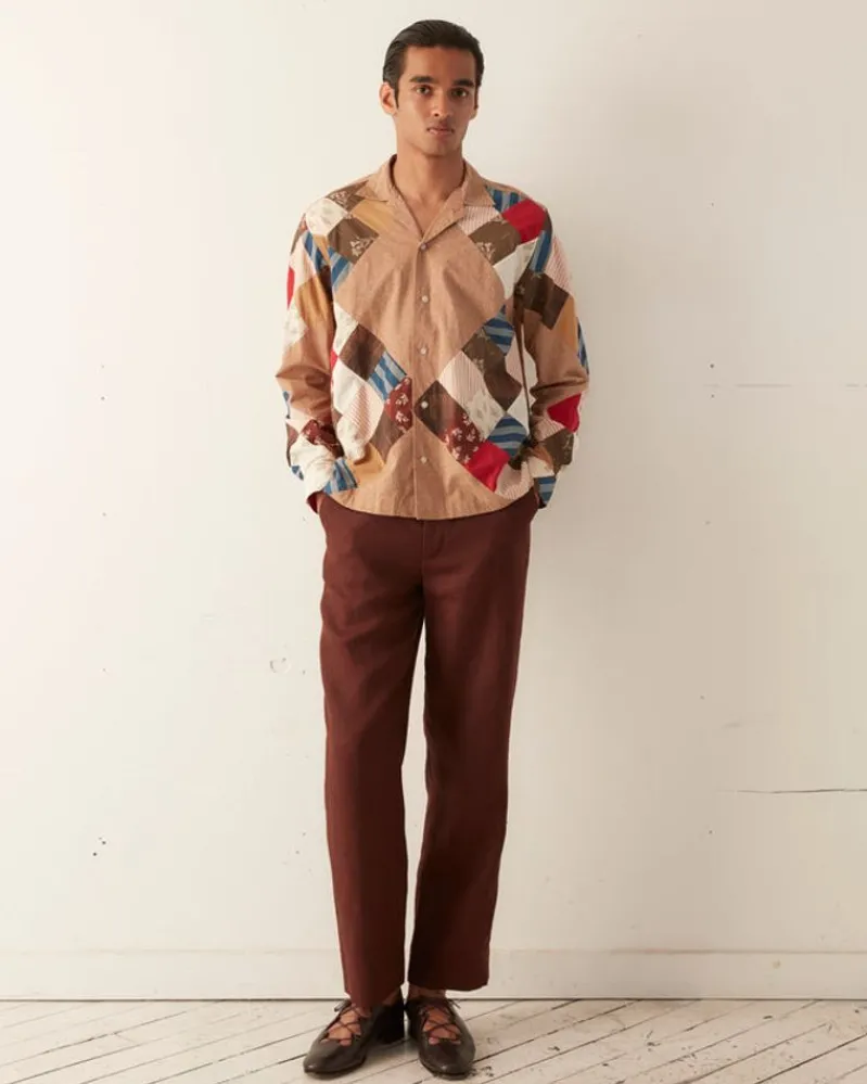 Shirts<BODE Pony Calico Quilt Shirt