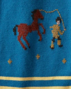 Knitwear<BODE Pony Lasso Pant Blue