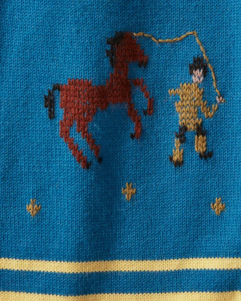 Knitwear<BODE Pony Lasso Pant Blue