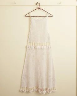 Knitwear<BODE Posy Crochet Dress Cream