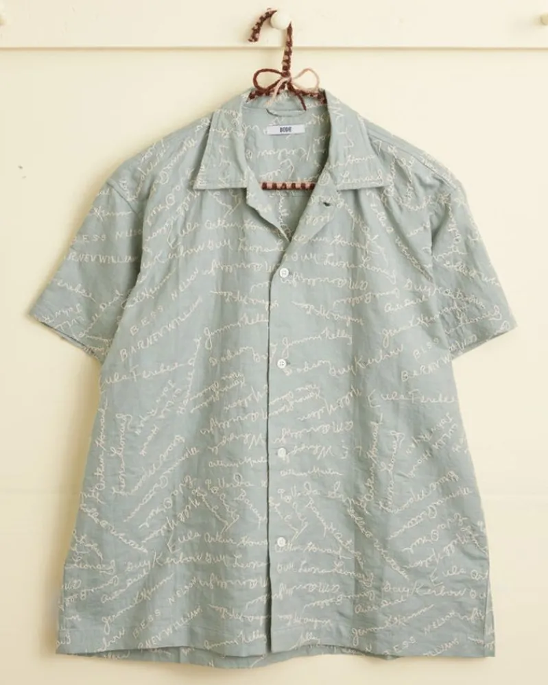 Shirts<BODE Powder Signature Short Sleeve Shirt