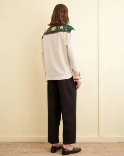 Shirts<BODE Prairie Rose Overshirt Ecru