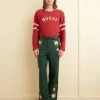 Trousers & Pants<BODE Prairie Rose Trousers Green