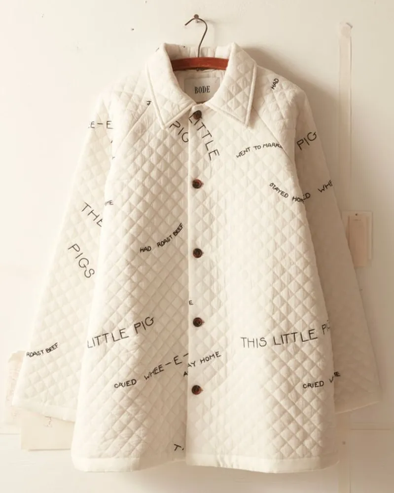 Outerwear<BODE Quilted Little Pigs Jacket
