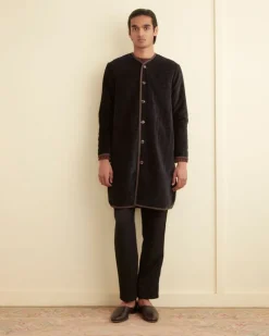 Outerwear<BODE Quilted Velvet Liner Coat