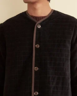 Outerwear<BODE Quilted Velvet Liner Coat