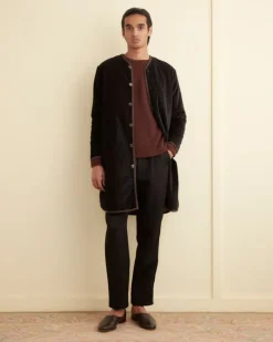 Outerwear<BODE Quilted Velvet Liner Coat