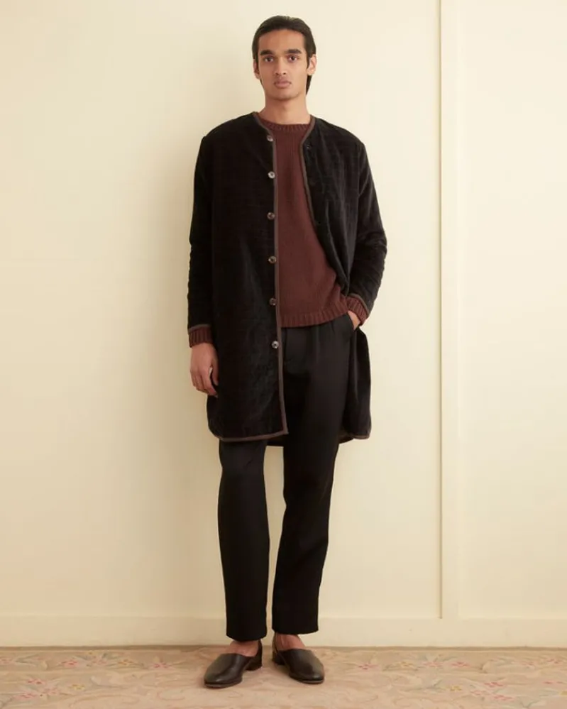 Outerwear<BODE Quilted Velvet Liner Coat