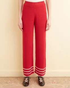 Trousers & Pants<BODE Quincy Stripe Joggers Red