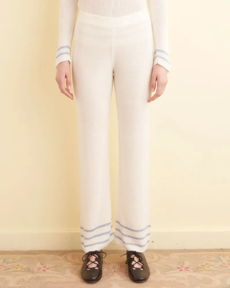 Knitwear<BODE Quincy Stripe Joggers Cream