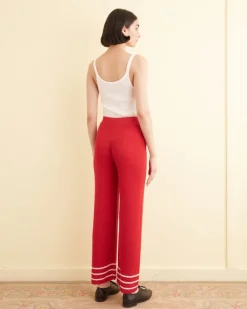 Knitwear<BODE Quincy Stripe Joggers Red