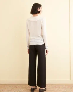 Knitwear<BODE Quincy Stripe Polo Cream