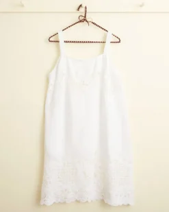 Dresses<BODE Reticulated Flower Dress White