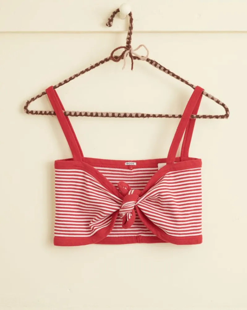 Underpinnings<BODE Revere Stripe Bra Red/Multi