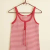 Cut And Sew<BODE Revere Stripe Tank Red/Cream
