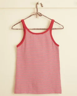 Cut And Sew<BODE Revere Stripe Tank Red/Cream