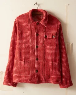 Outerwear<BODE Reversible Duo Waffle Jacket - Red
