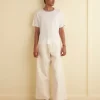 Cut & Sew<BODE Rib Boxy Tee Cream