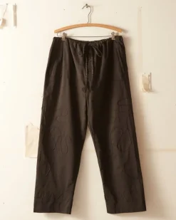 Trousers & Pants<BODE Rickrack Pajama Pants - Black