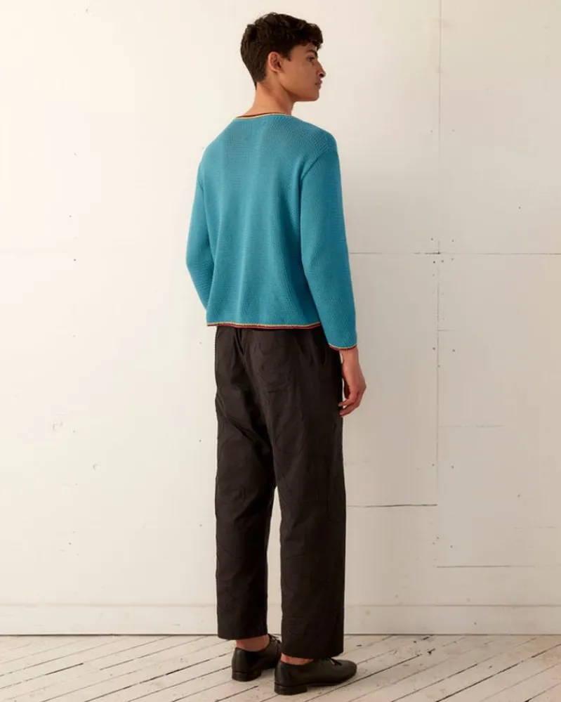 Trousers & Pants<BODE Rickrack Pajama Pants - Black