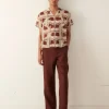Shirts<BODE Ripple Plaid Short Sleeve Shirt