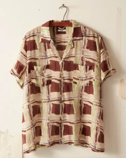 Shirts<BODE Ripple Plaid Short Sleeve Shirt