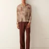 Shirts<BODE Riviera Print Long Sleeve Shirt